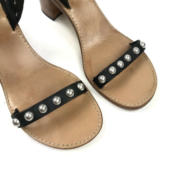 Isabel Marant Carol Studded Block Heel Sandal 39 - Picture 6 of 8